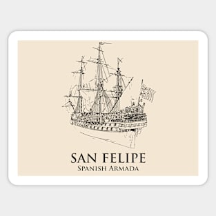 San Felipe Spanish Armada Sticker